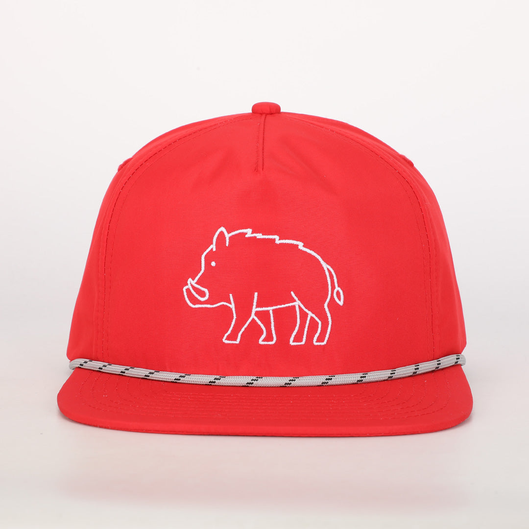 Boar Rope Hat - Cardinal Poly