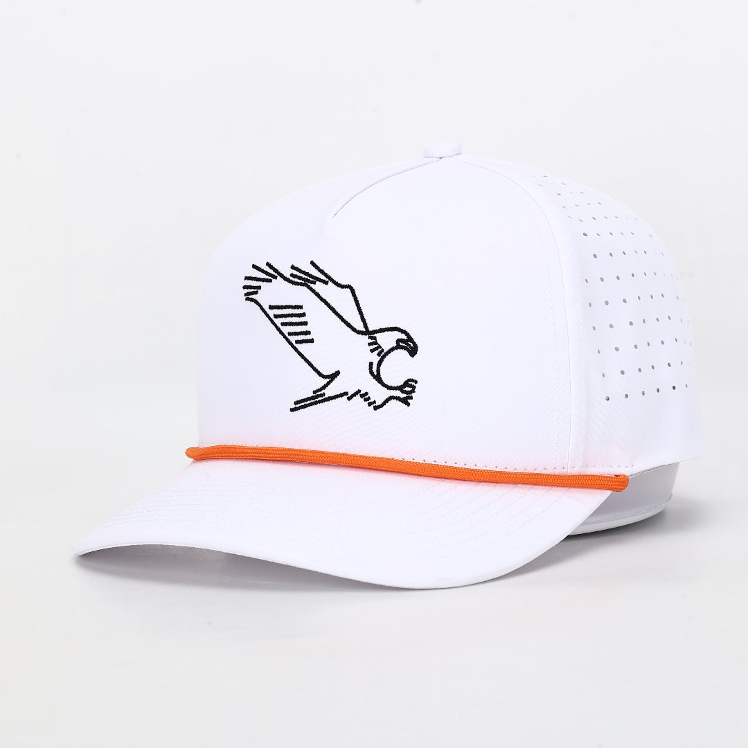 Hovi Auburn Eagle Performance Rope Hat - White