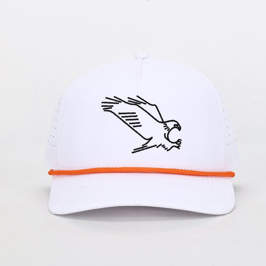 Hovi Auburn Eagle Performance White  Rope Hat 