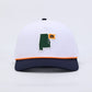 Auburn Golf Performance Rope Hat - White