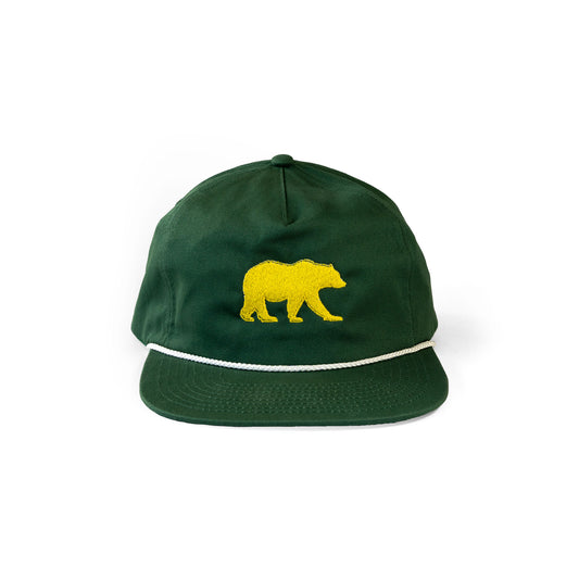 Bear Cotton Rope Hat - Green