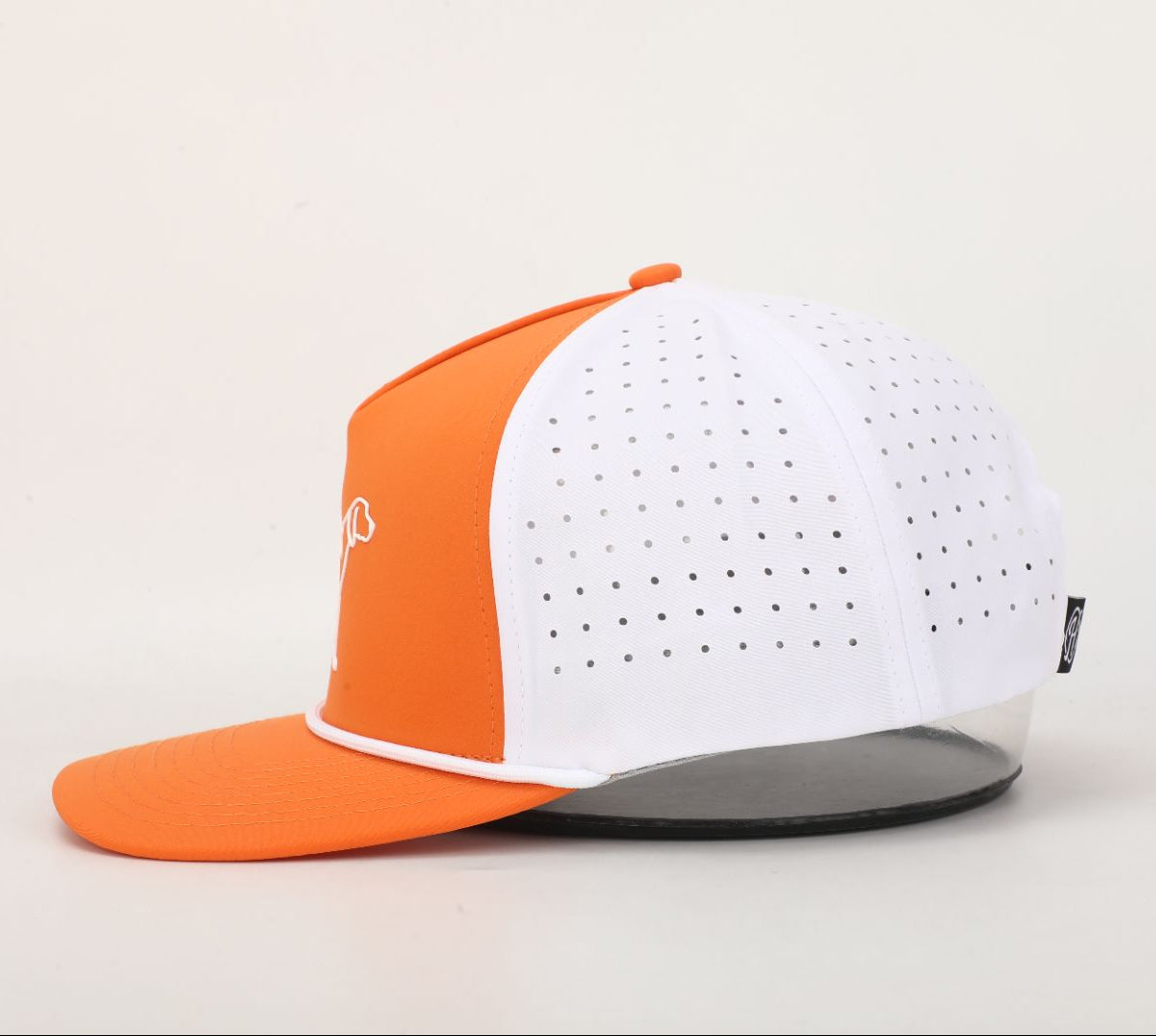 Tennessee Coonhound Performance Rope Hat - Orange/White - PREORDER