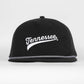 Tennessee Script Rope Hat- Soft Performance Unstructured - Black