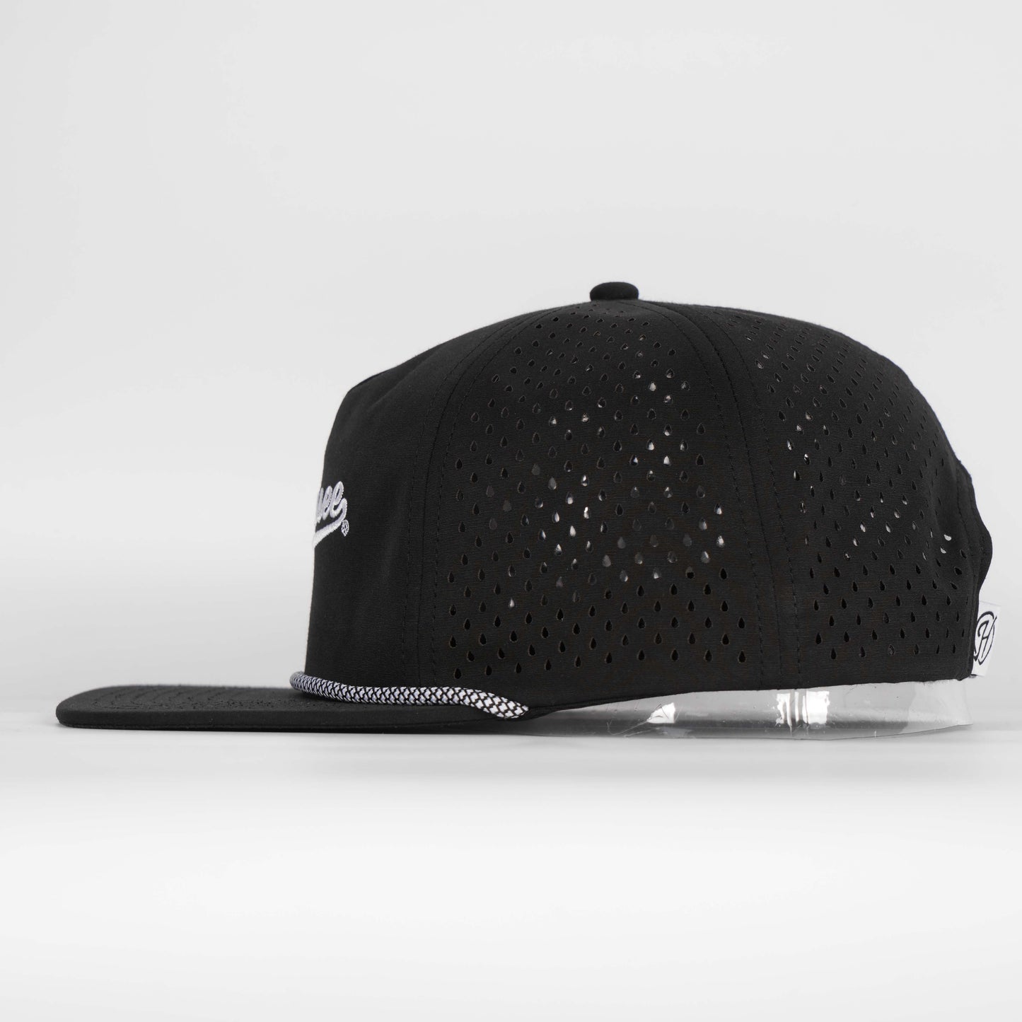 Tennessee Script Rope Hat- Soft Performance Unstructured - Black