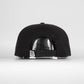 Ole Miss Script Rope Hat- Soft Performance Unstructured - Black
