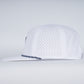 Ole Miss Rope Hat- Soft Performance Unstructured - White