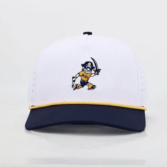 ETSU Vintage Buccaneer Performance Rope Hat - White/Blue