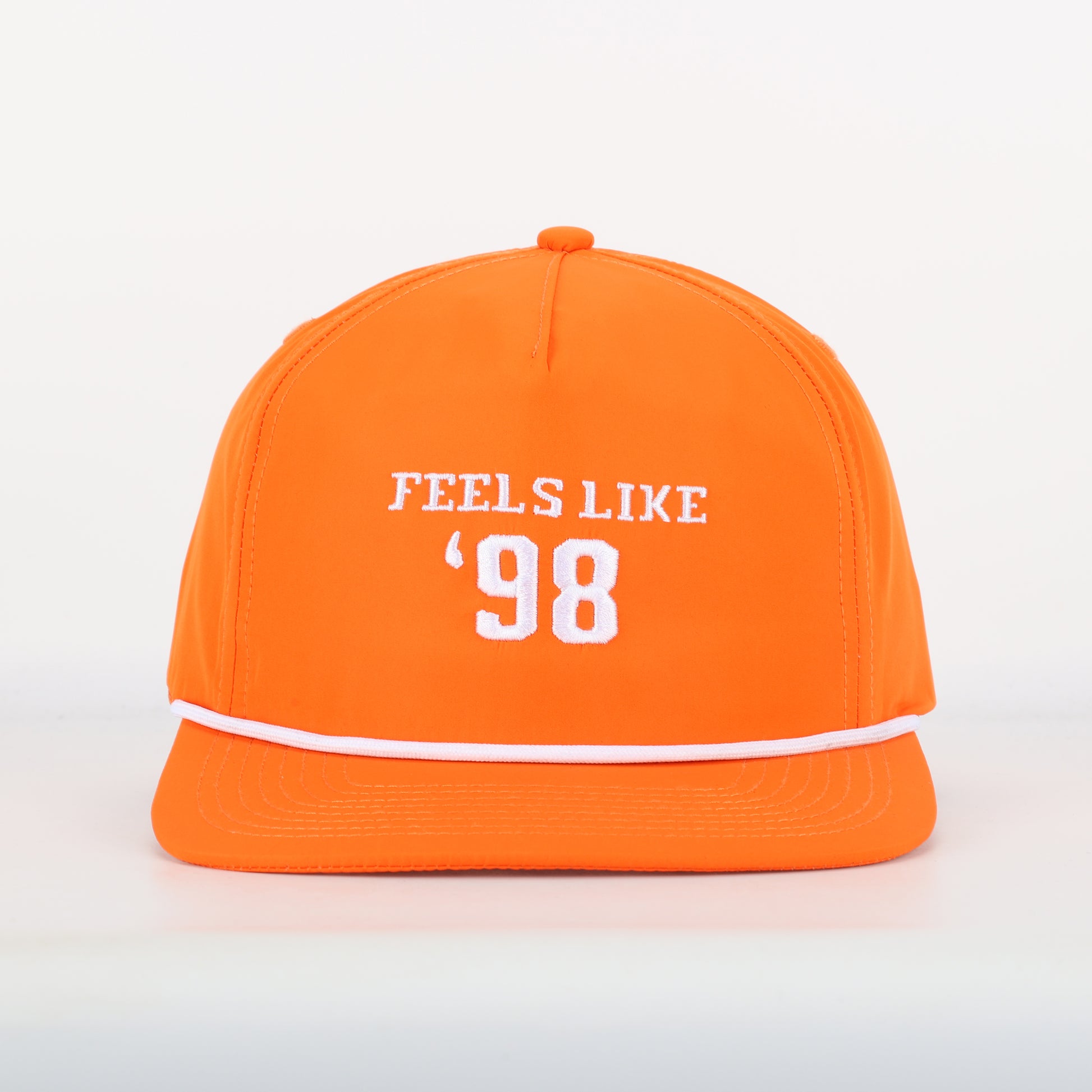 Feels like 98 orange hat