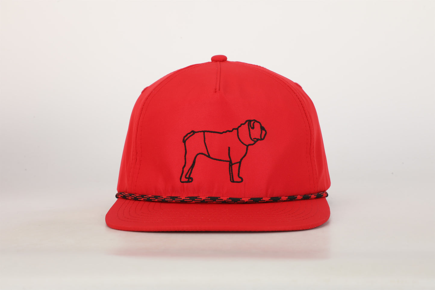 Georgia Bulldog Poly Rope Hat - Red