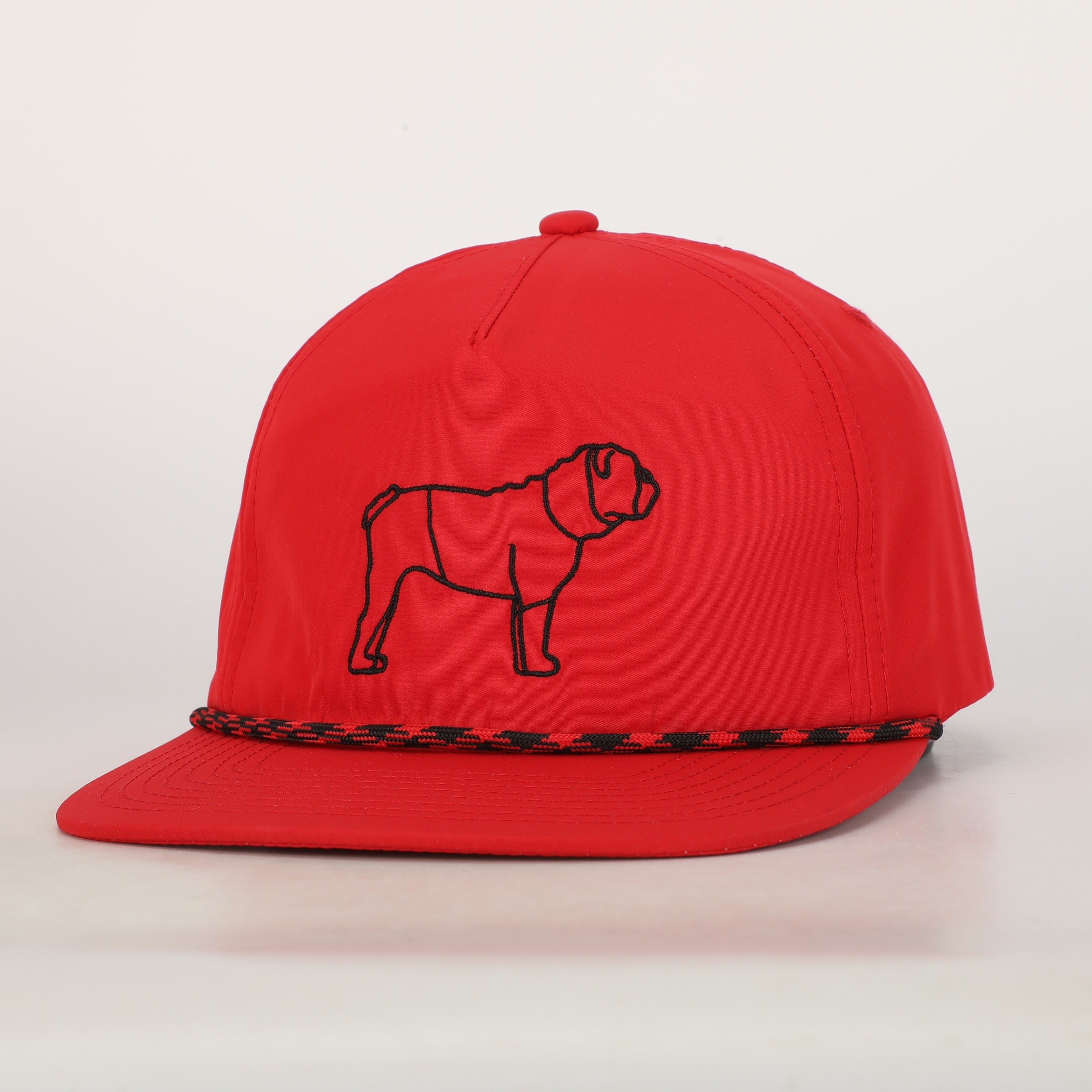 Bulldog Poly Rope Hat - Red – Hovi Dry Goods