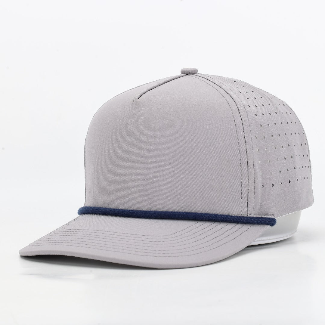 Hovi Grey Performance Rope Hat with Blue Rope