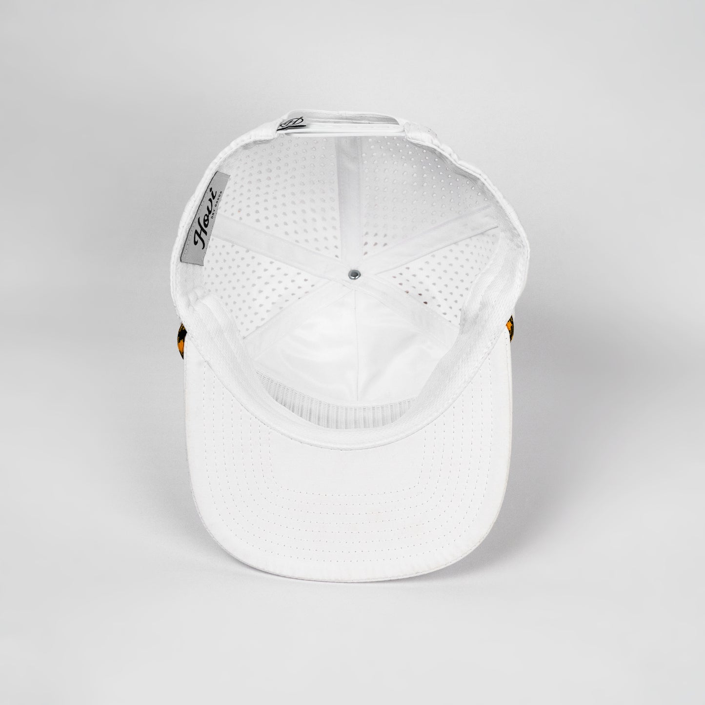 Appalachian State Rope Hat- Soft White Performance Unstructured