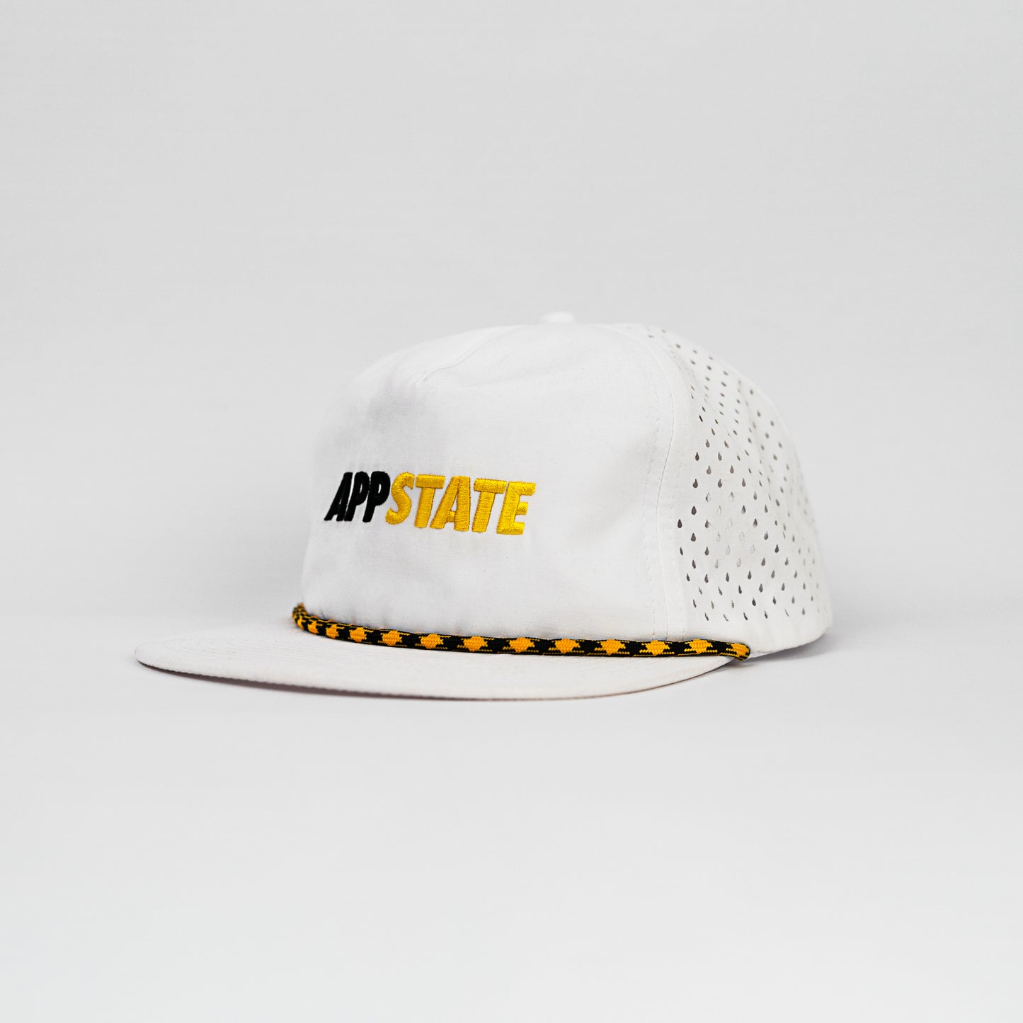 APP STATE Rope Hat- Super Soft White Performance Unstructured