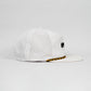 APP STATE Rope Hat- Super Soft White Performance Unstructured