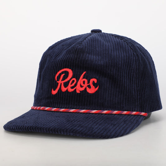 Rebs Corduroy Rope Hat- Navy