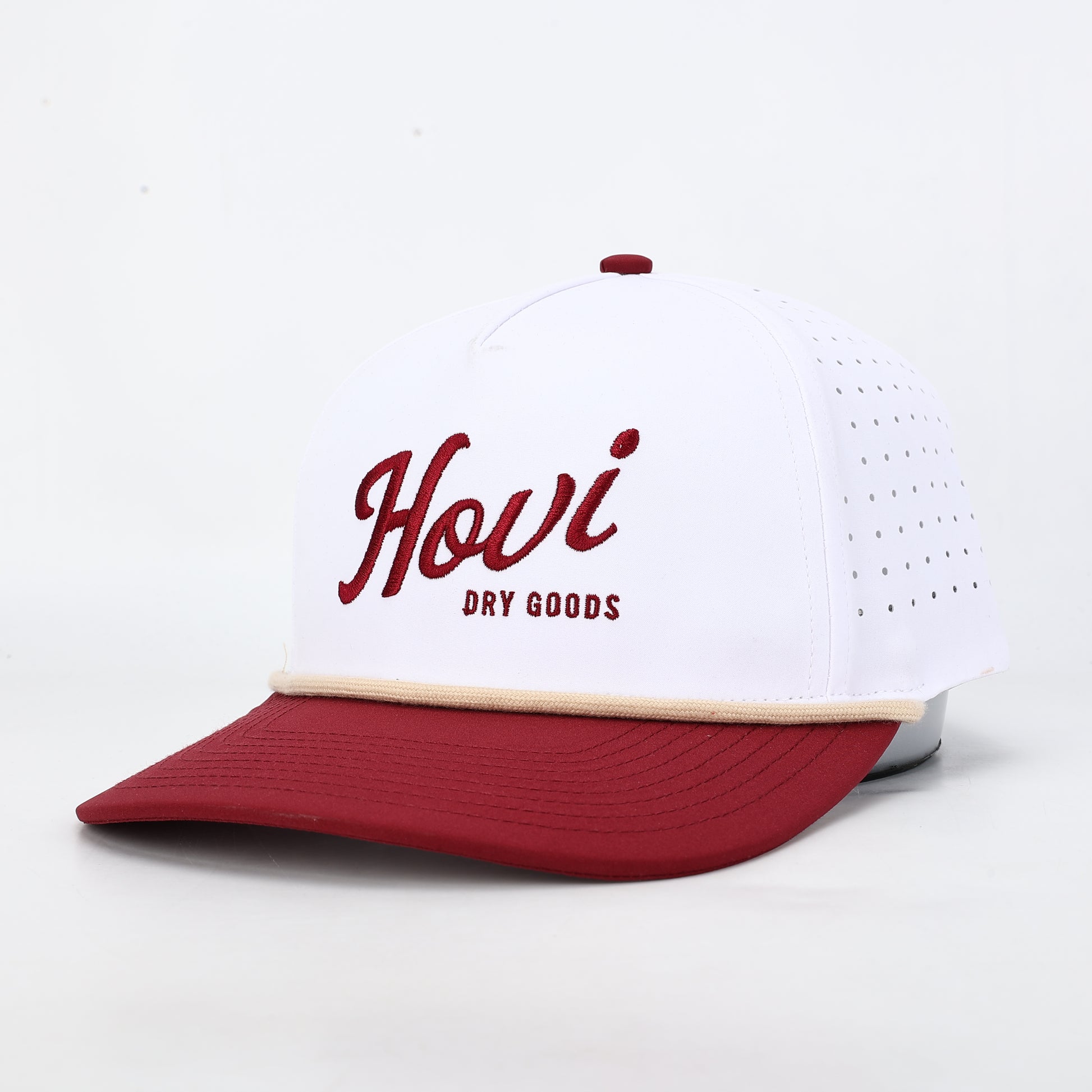 Hovi White/Garnet Hat