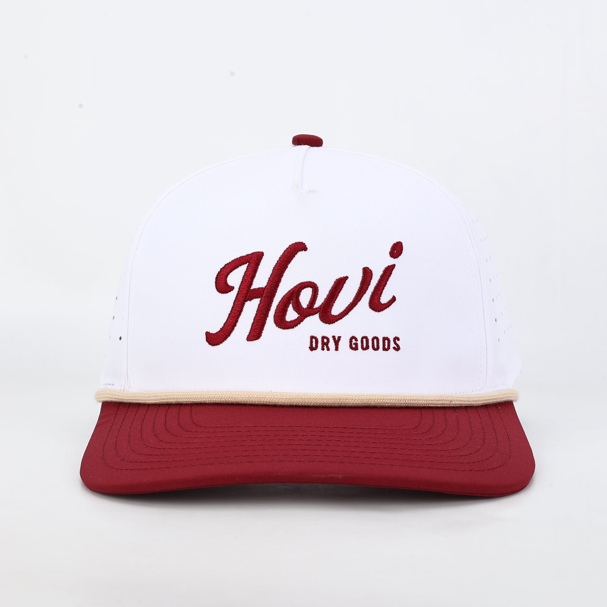 Hovi White/Garnet Performance Hat