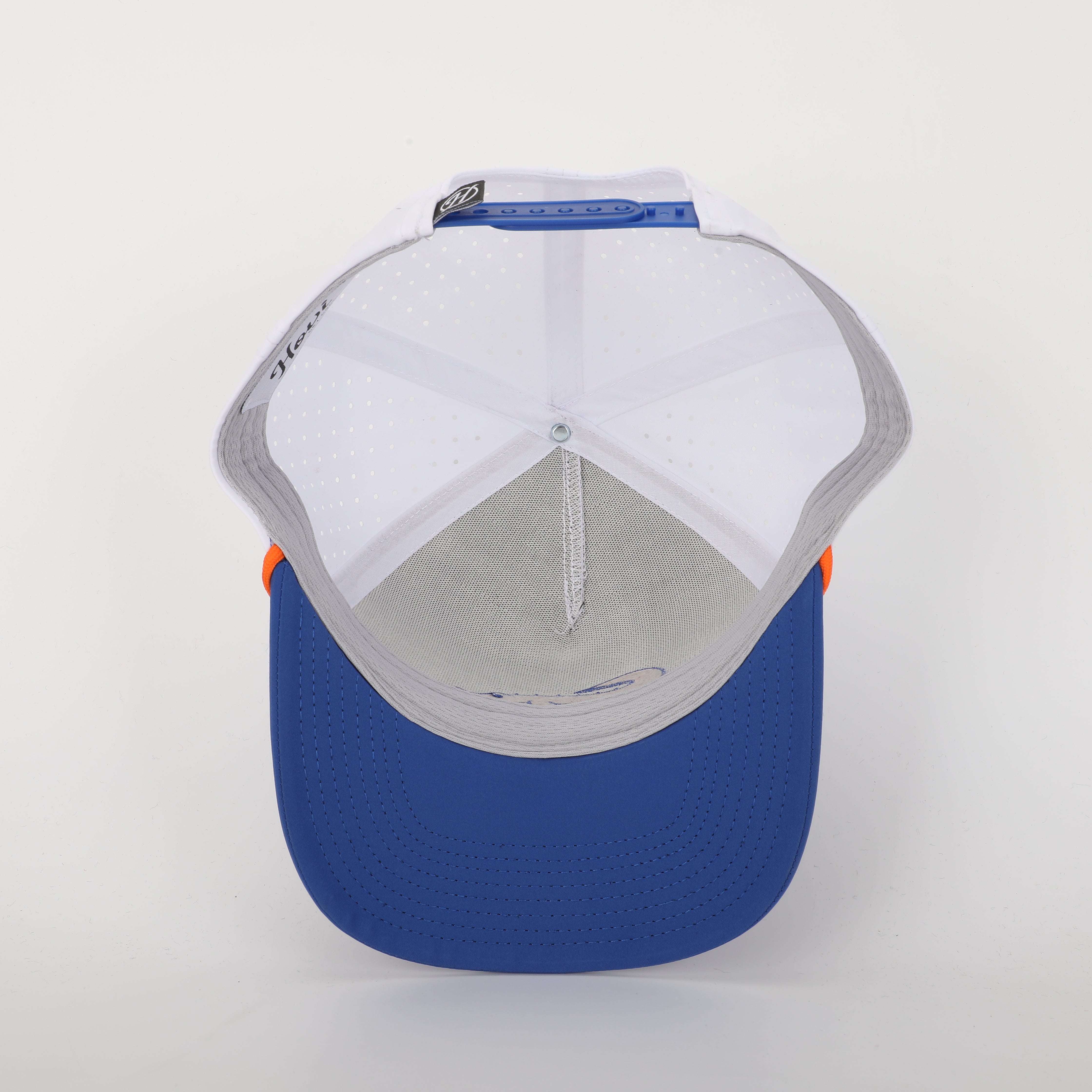 Alligator Performance Rope Hat- White/Blue - PREORDER