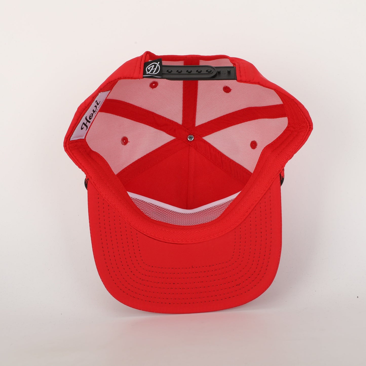 Bulldog Poly Rope Hat - Red