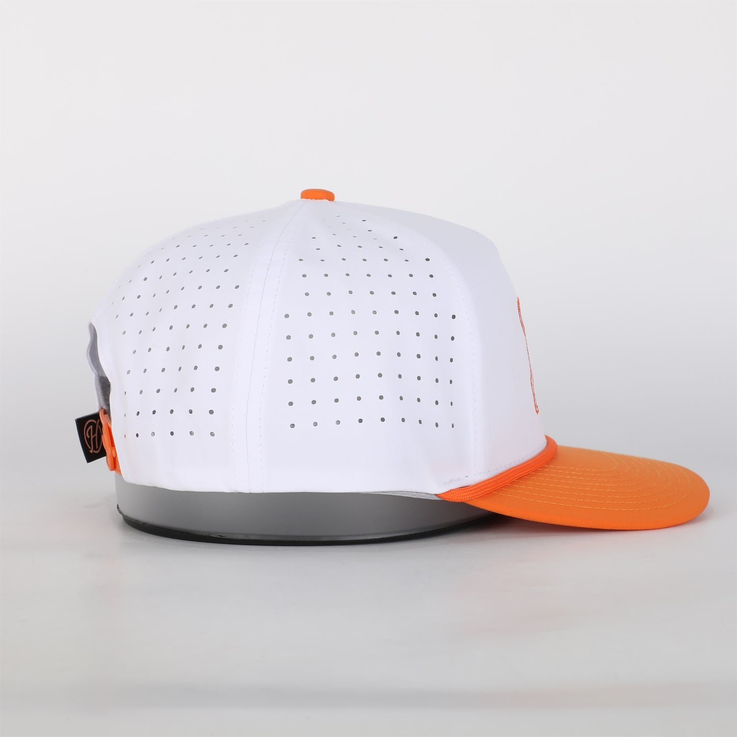 Coonhound Performance Rope Hat - White/Orange - PREORDER