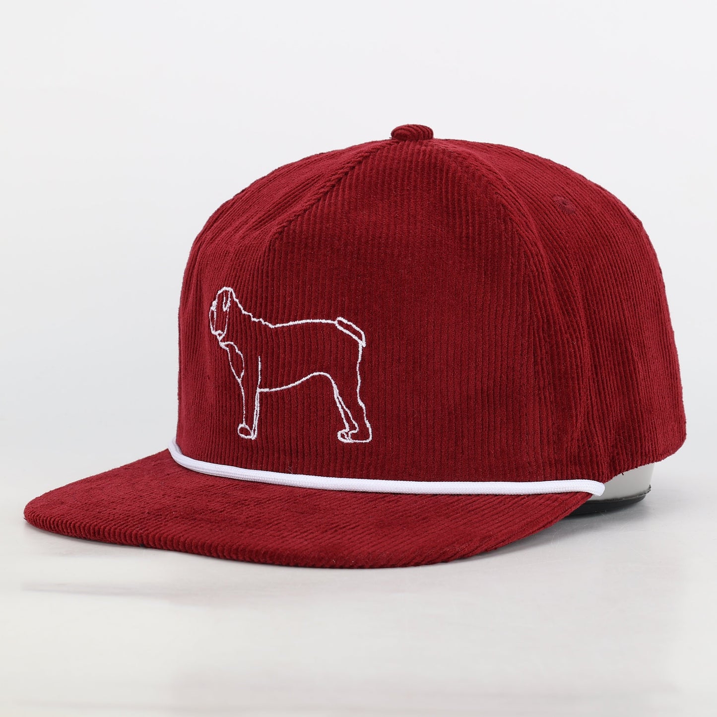 Mississippi State Bulldog Corduroy Rope Hat - Maroon