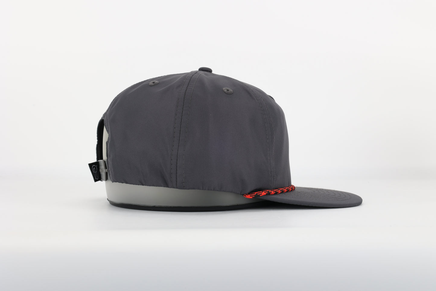 The Dexter- Charcoal - Black/Red Rope