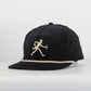 Wake Forest Walking Deacon Corduroy Rope Hat - Black- PREORDER