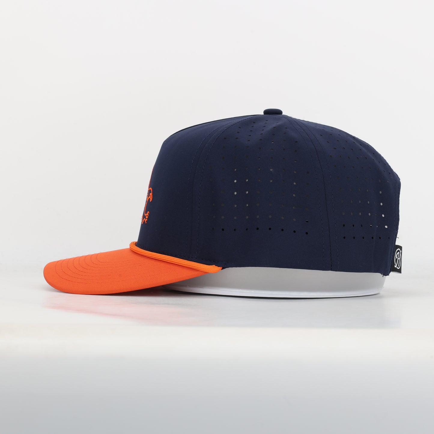 Auburn Eagle Performance Rope Hat - Navy/ Orange