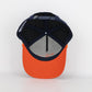 Auburn Eagle Performance Rope Hat - Navy/ Orange