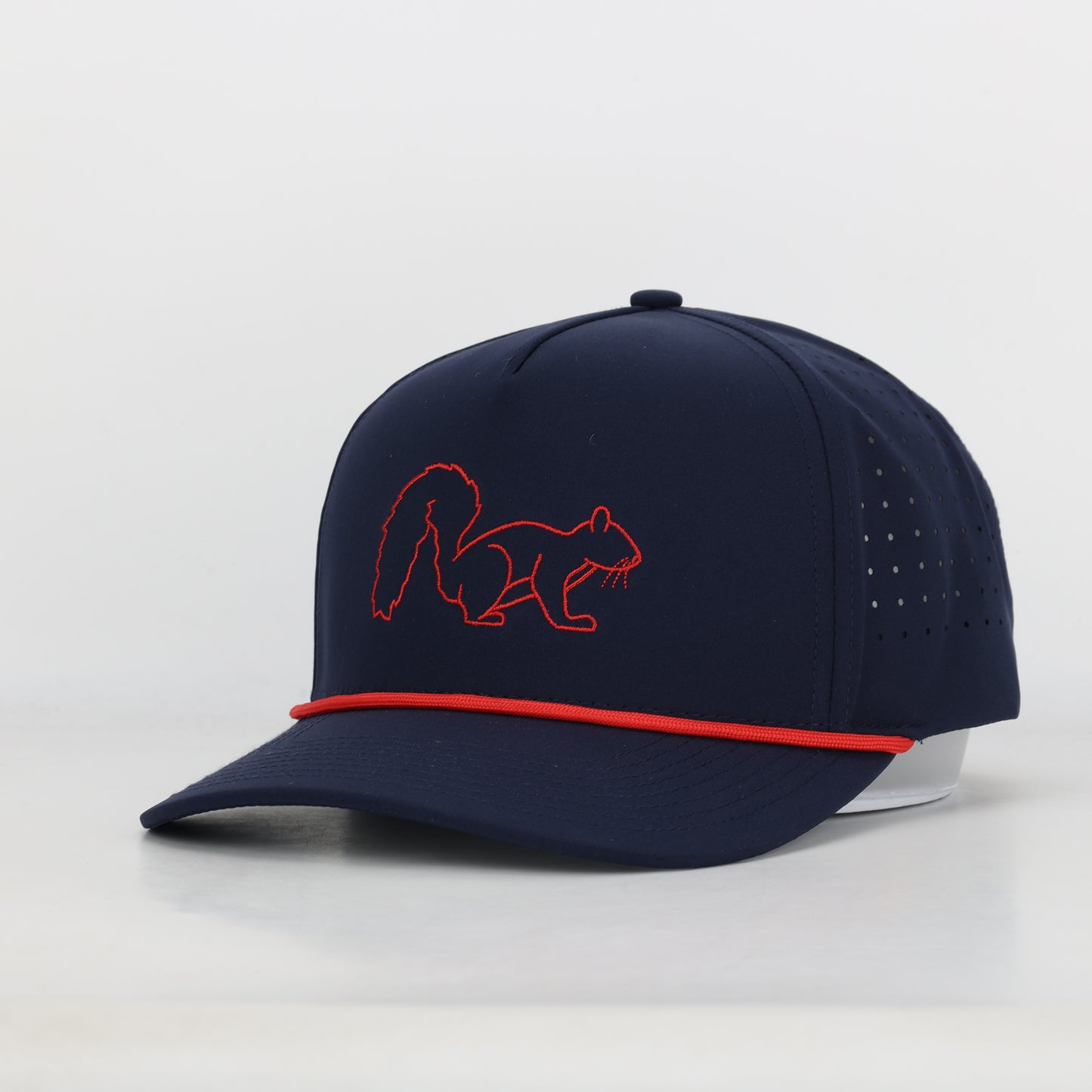 Touchdown Squirrel Performance Rope Hat- Navy Blue - PREORDER