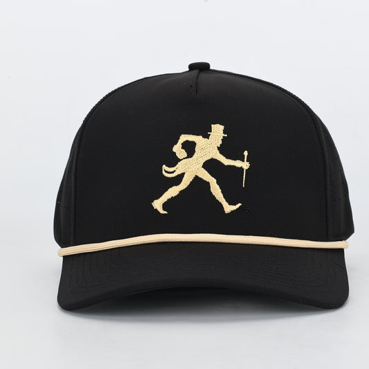 Wake Forest Walking Deacon Performance Rope Hat - Black
