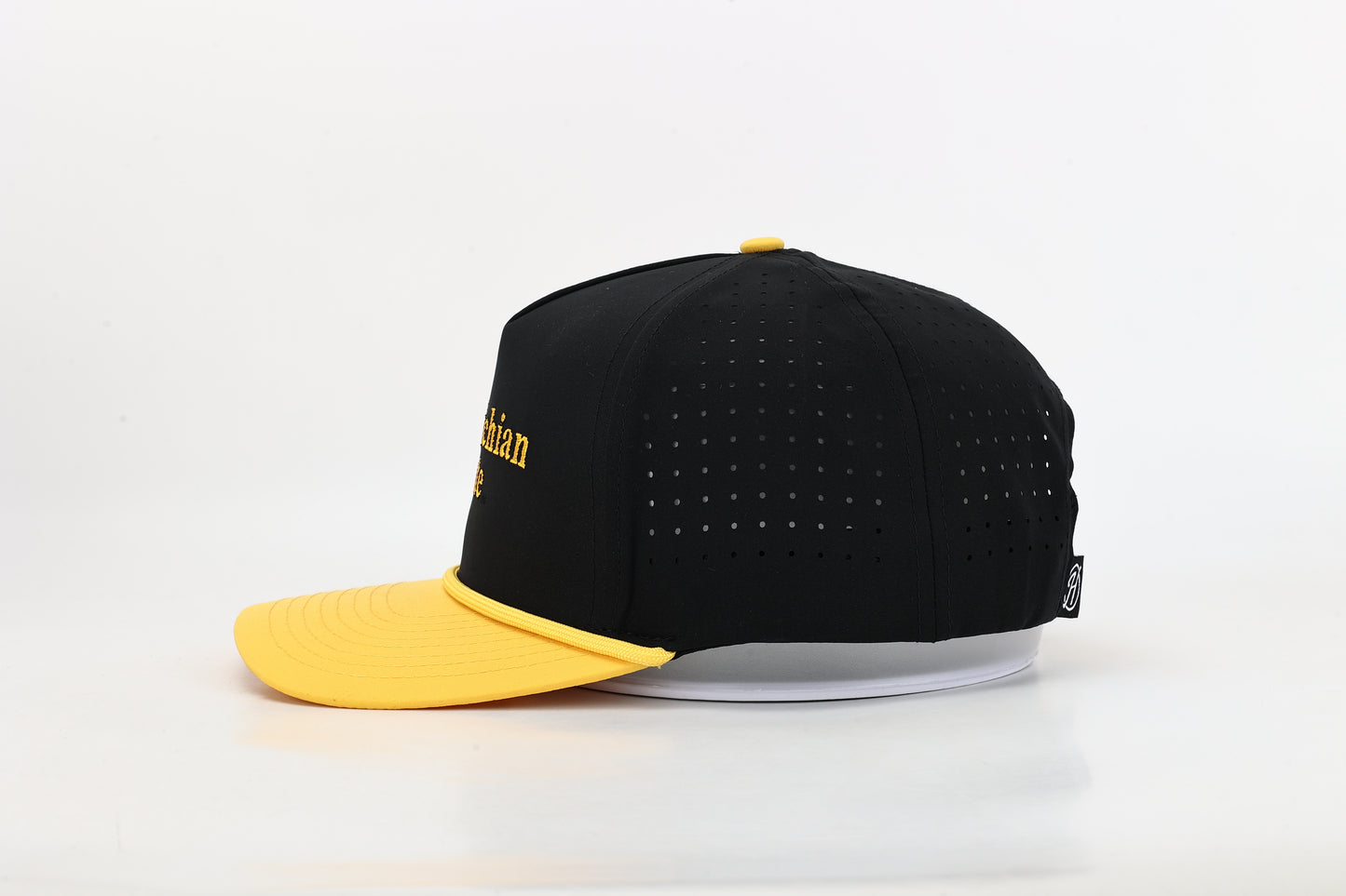 Appalachian State Performance Rope Hat- Black/Gold