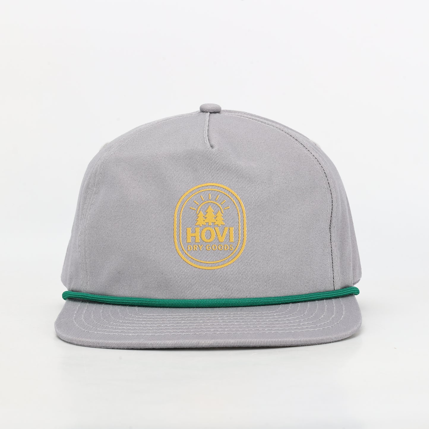 Hovi Grey Cotton Rope Hat