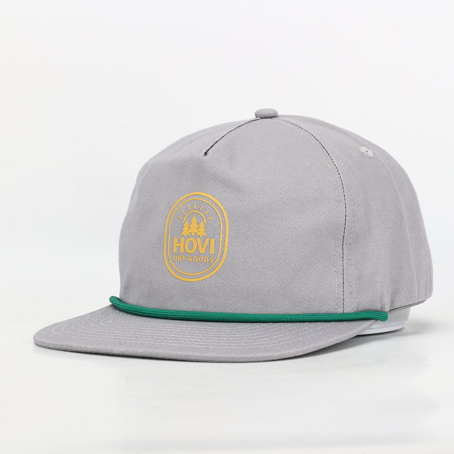 Hovi Grey Cotton Rope Hat