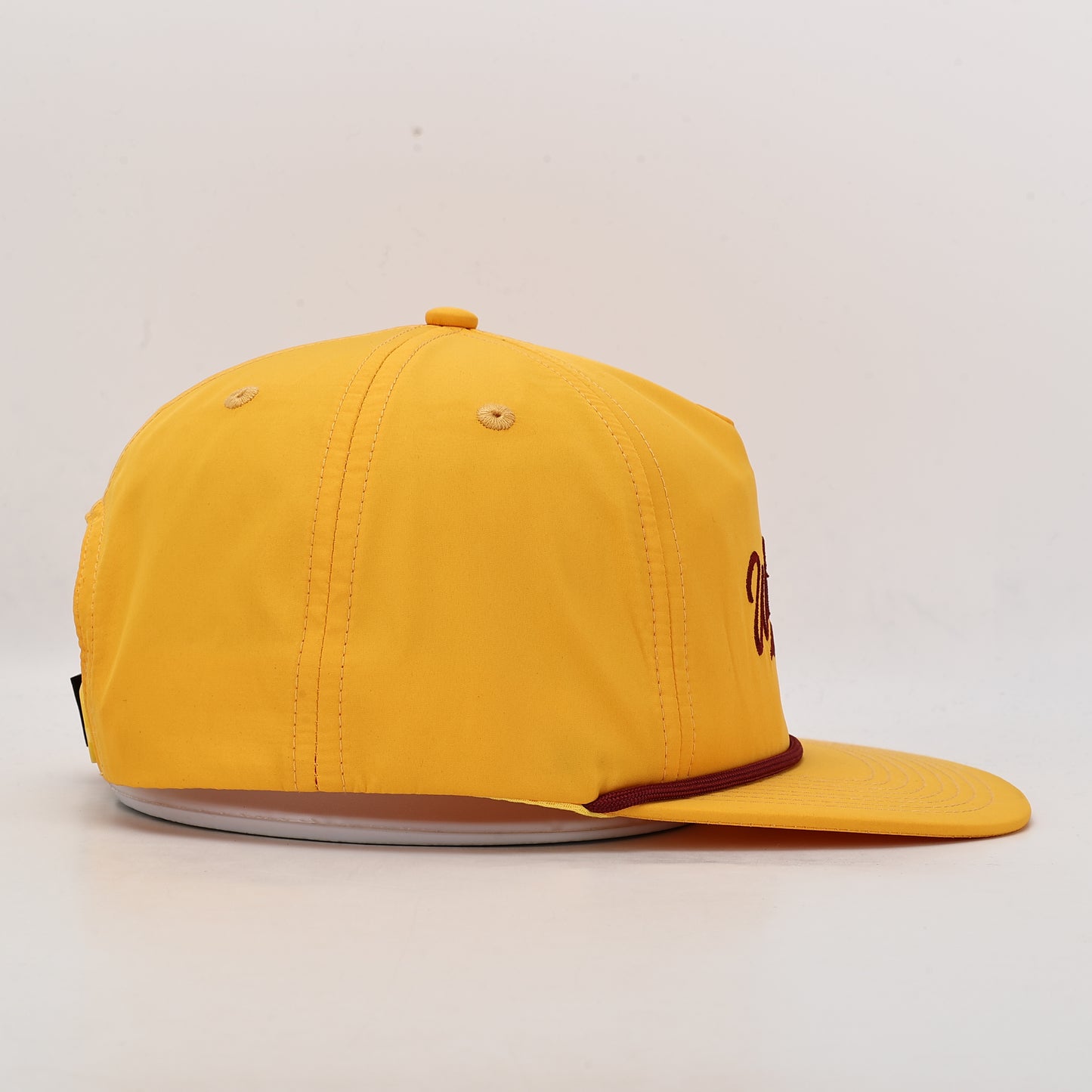 Winthrop Eagles Script Poly Rope Hat - Gold- PREORDER
