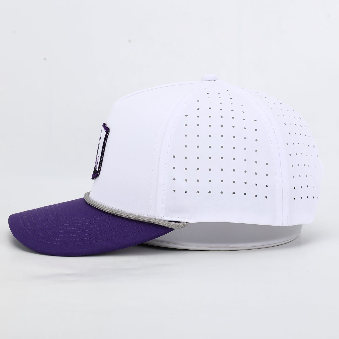 Stephen F. Austin State Performance Rope Hat - White/Purple - PREORDER