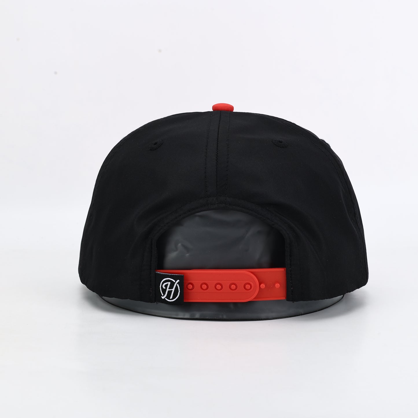 Ole Miss Poly Rope Hat - Black/Red