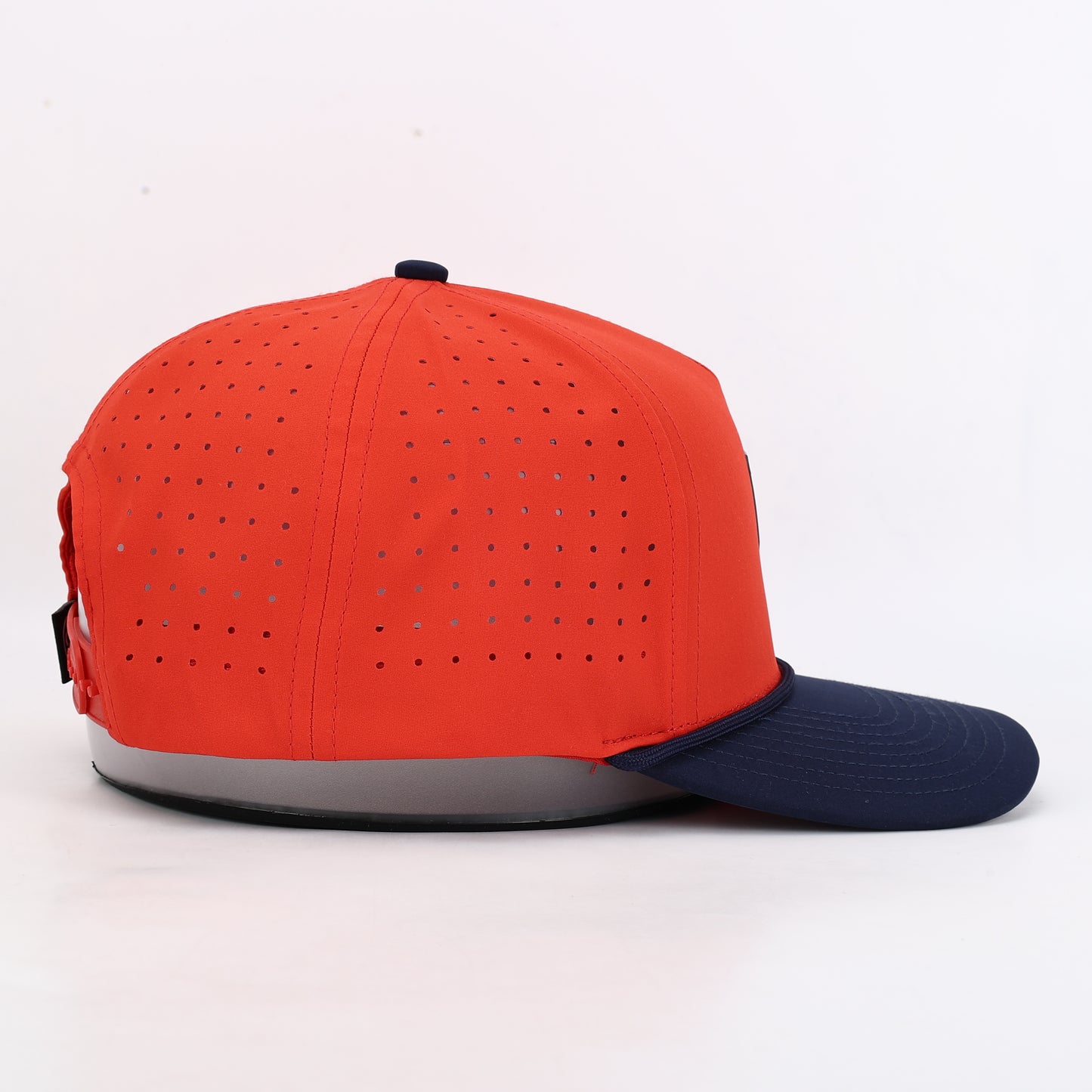 Ole Miss UM Performance Rope Hat- Red/Navy