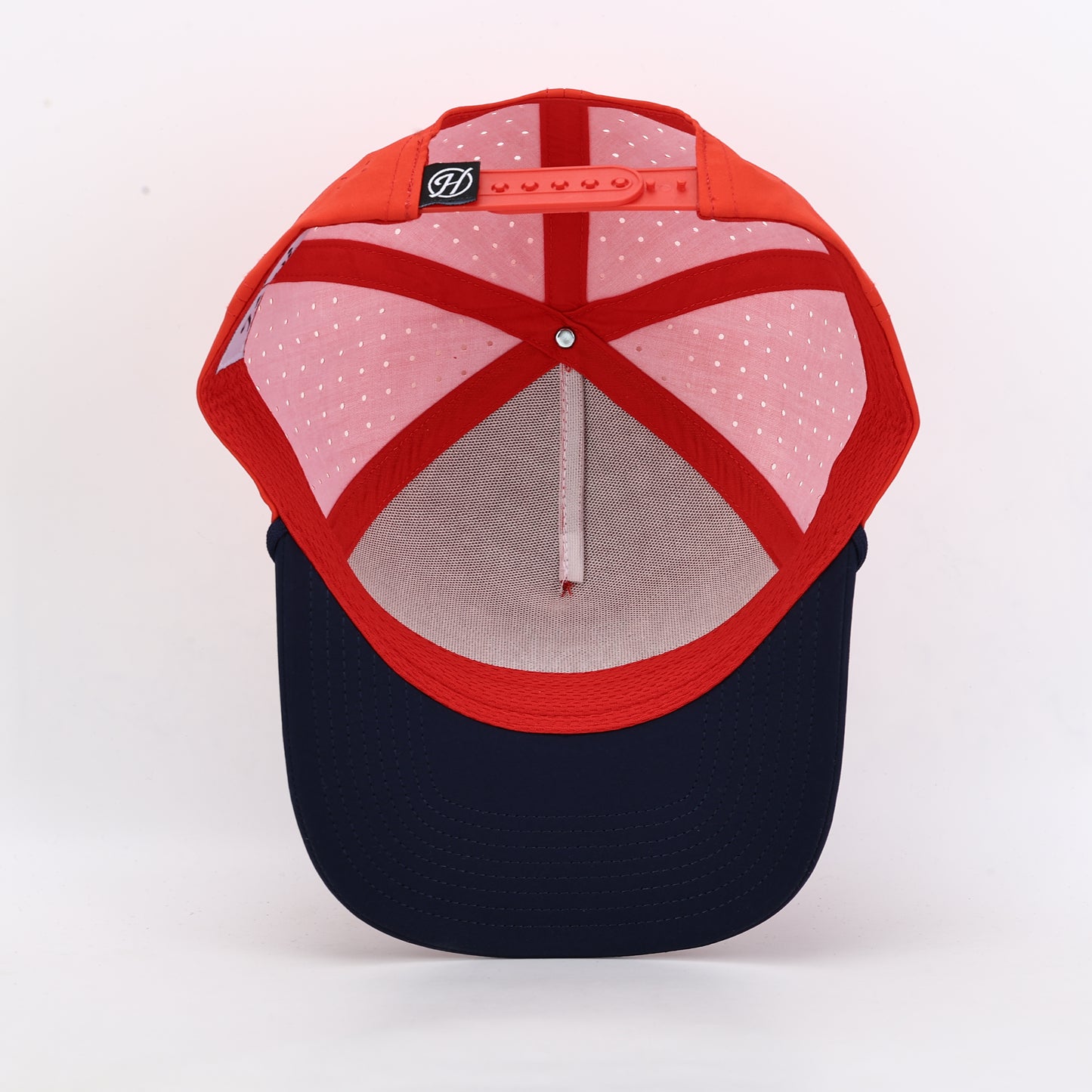 Ole Miss UM Performance Rope Hat- Red/Navy