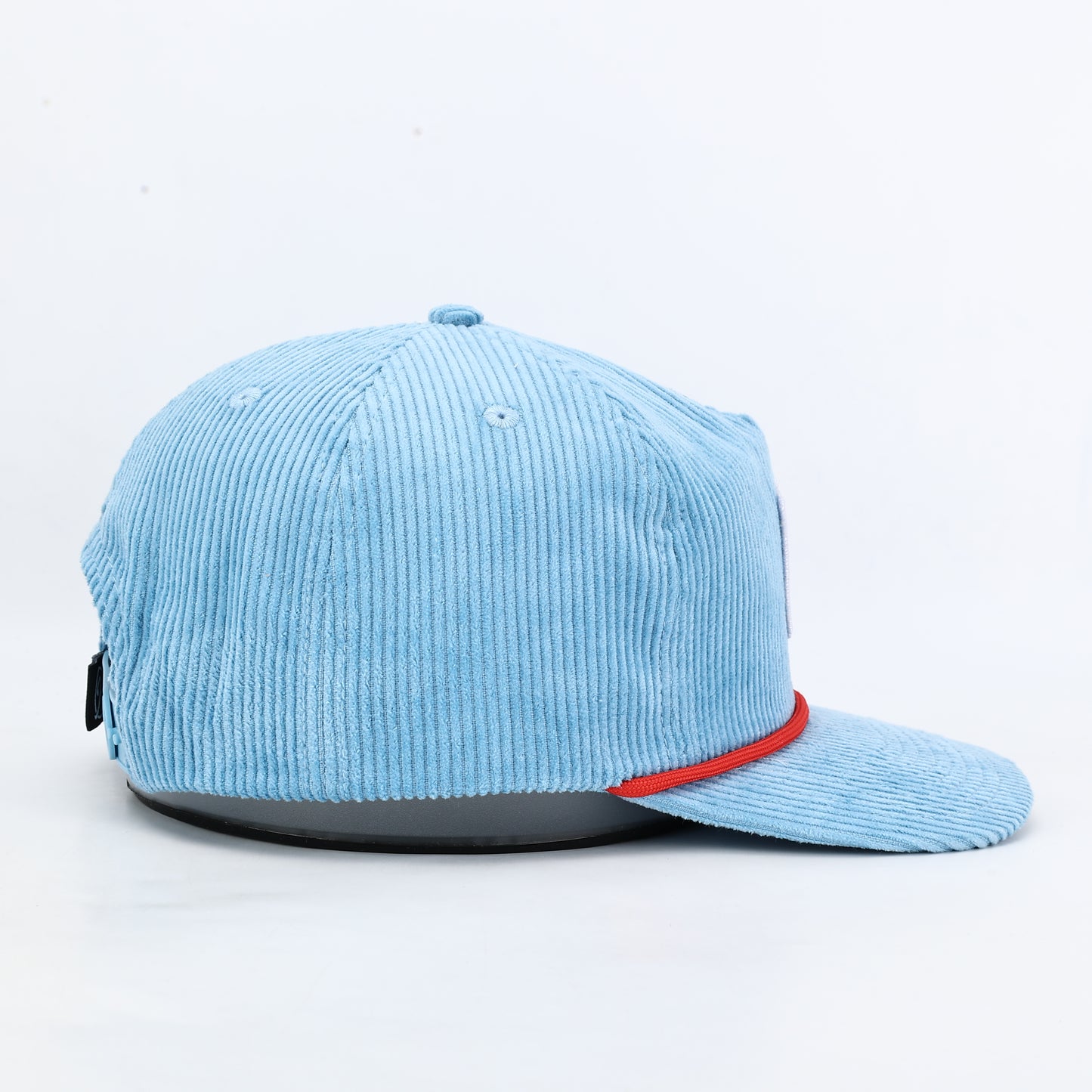Ole Miss Landshark Corduroy Rope Hat- Powder Blue