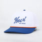 Hovi White/Blue Performance Hat