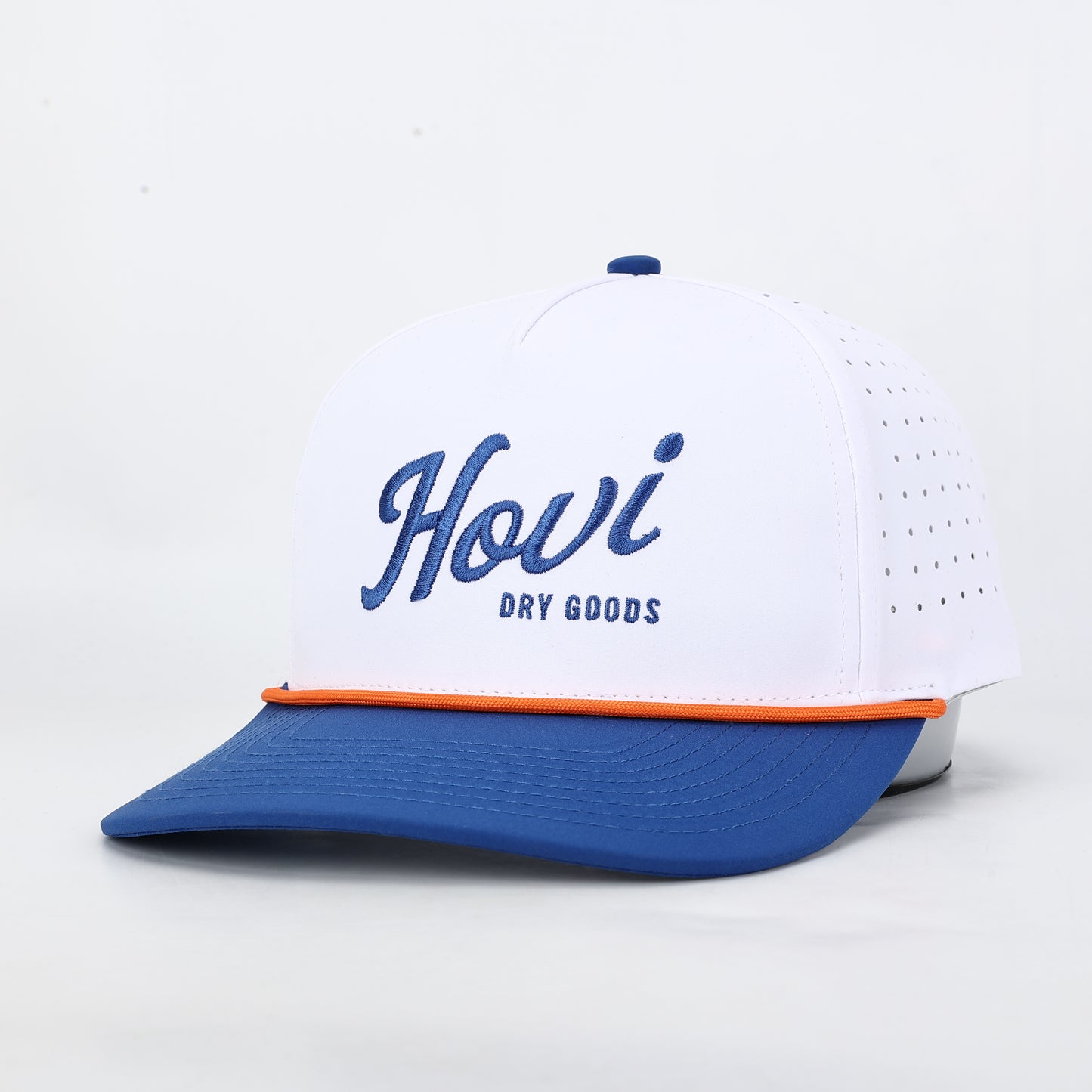 Hovi White/Blue Performance Hat