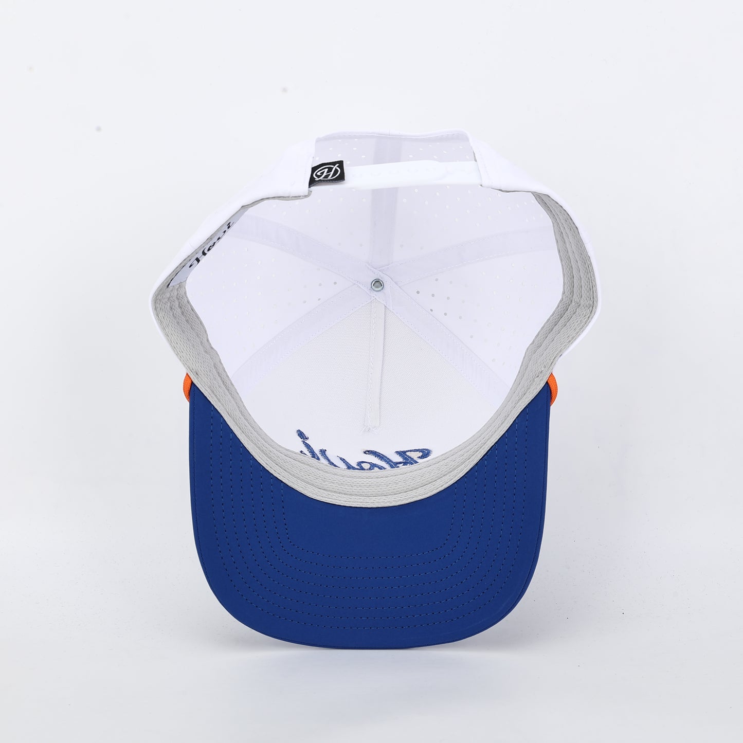 Hovi White/Blue Performance Hat