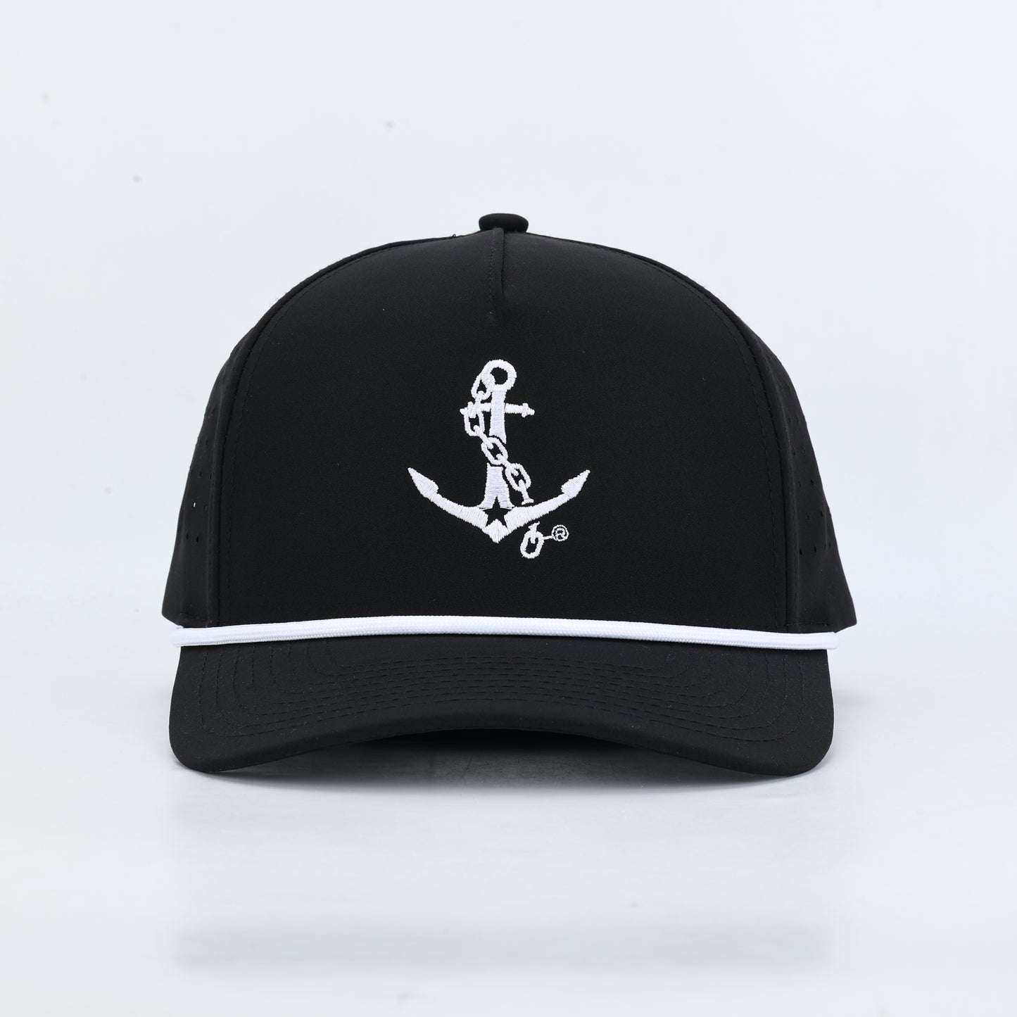 Vanderbilt Anchor Performance Rope Hat - Black- PREORDER