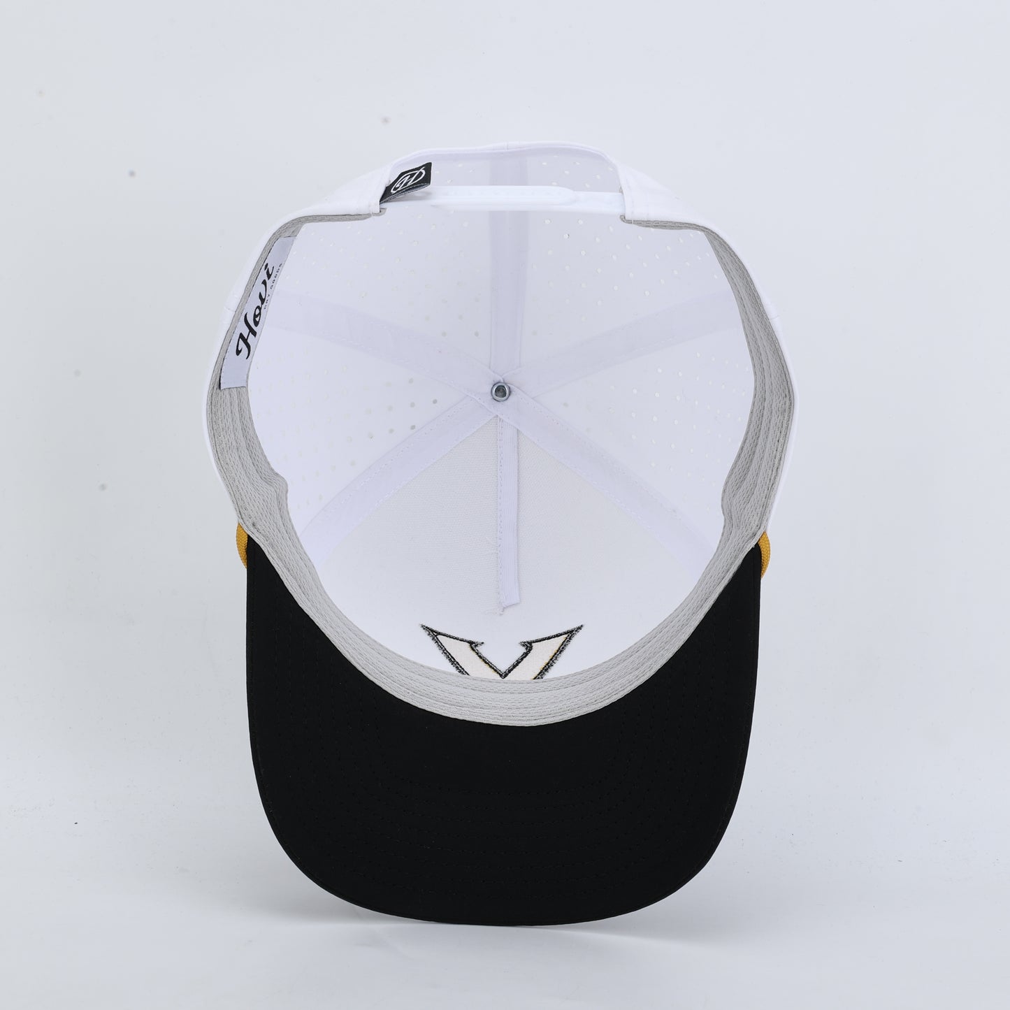 Vanderbilt V Performance Rope Hat - White/Black- PREORDER