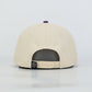 LSU Tiger Cotton Patch Hat- Cream/Purple- PREORDER