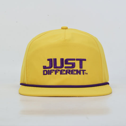 Just Different LSU Rope Hat - Yellow/Purple - PREORDER
