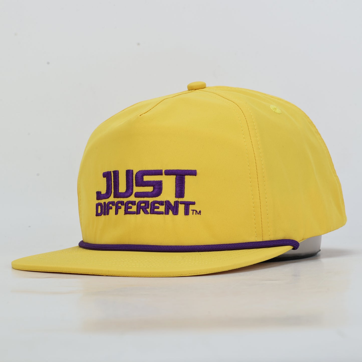 Just Different LSU Rope Hat - Yellow/Purple - PREORDER