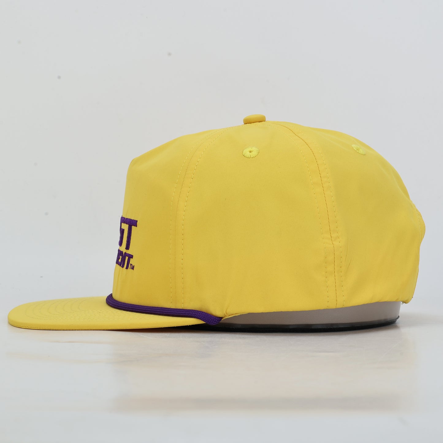 Just Different LSU Rope Hat - Yellow/Purple - PREORDER