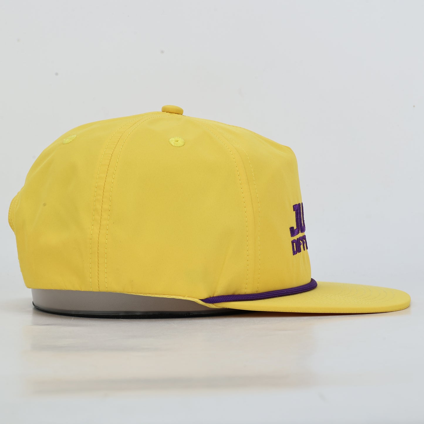 Just Different LSU Rope Hat - Yellow/Purple - PREORDER